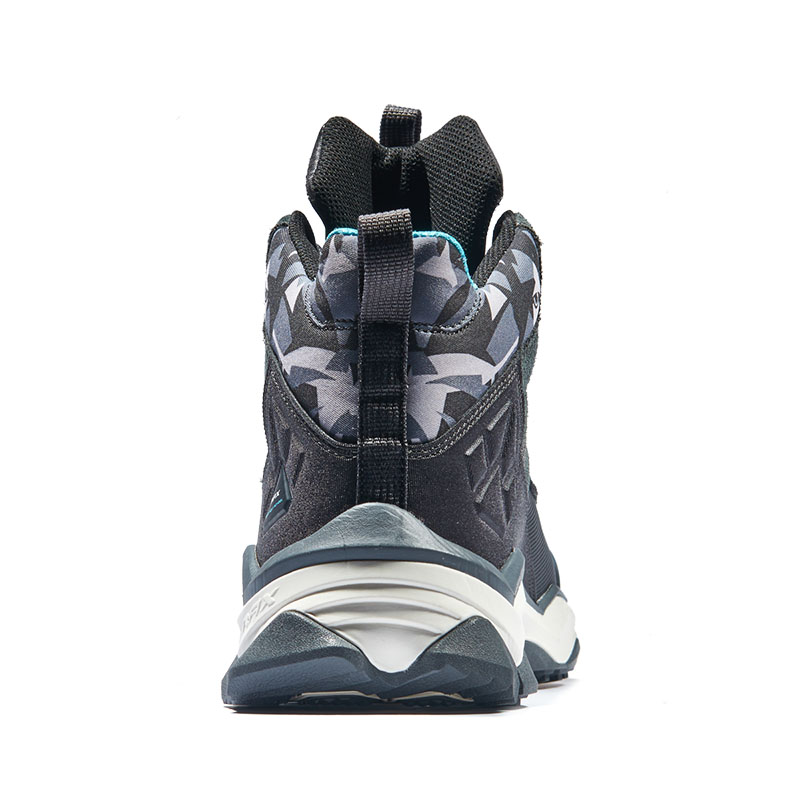 RAX Non slip Lightweight High top Outdoor Shoes Men’s Carbon Black