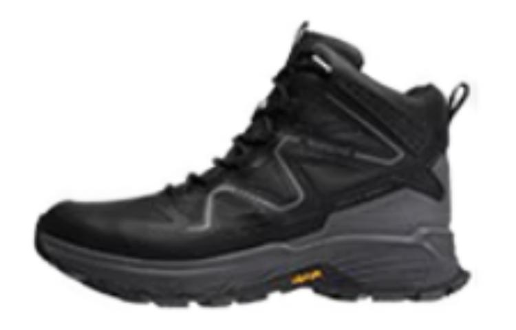 TOREAD Cushioning Abrasion Resistant Breathable High top Outdoor Shoes Men’s Black Gray