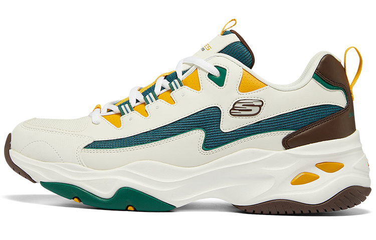 Мужские кроссовки Skechers Skechers D'LITES 4.0 (бело-зеленые)