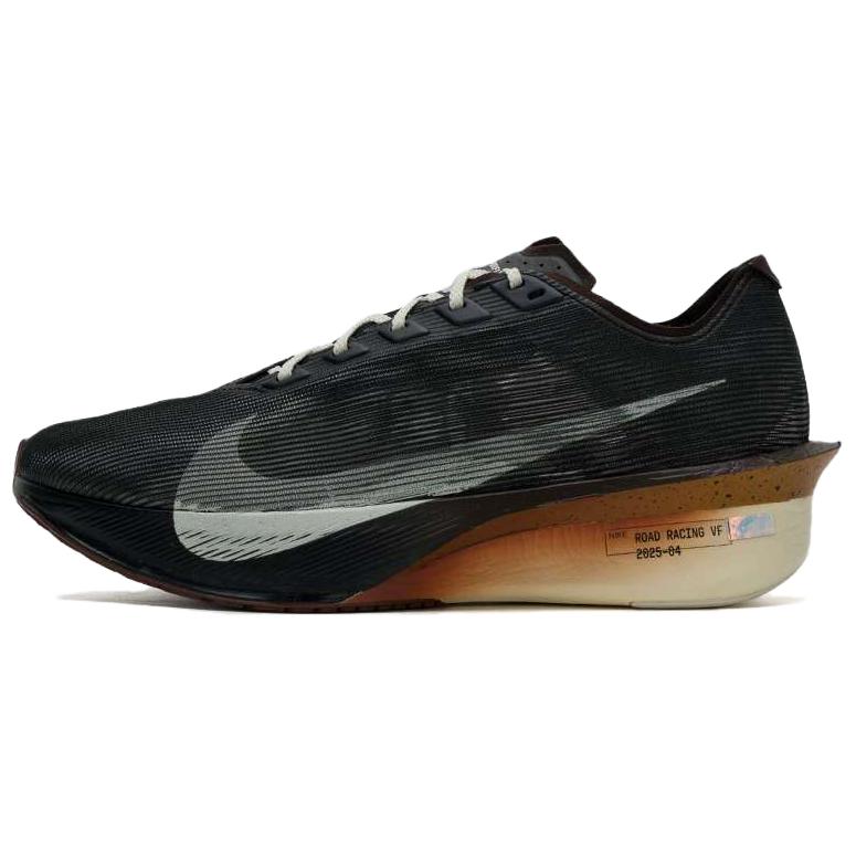 Мужские кроссовки Nike VAPORFLY 4 (черно-коричневые)