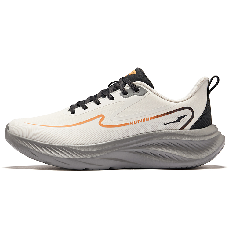 Erke Cushioning Rebound Cushioning Rebound Low top Casual Running Shoes Men’s Microcrystal White Black Land