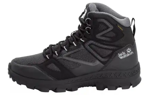 Jack Wolfskin Leather Slip Resistant Abrasion Resistant High top Outdoor Shoes Women's