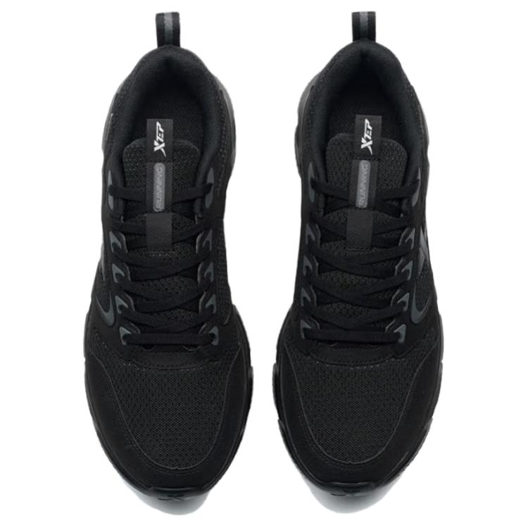 XTEP Coverage Slip Resistant Low top Casual Running Shoes Men’s Black