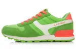 Li Ning Cushioning Slip Resistant Abrasion Resistant Low top Running Shoes Women's Green