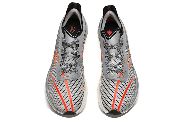 Anta C202 GT Cushioning Slip Resistant Support Rebound Low top Running Shoes Men’s Silver Black Red, Lunar Eclipse
