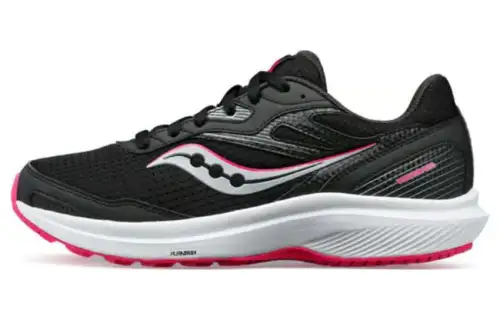 saucony Women's Cohesion 16 Wide 'Black Fuchsia'
