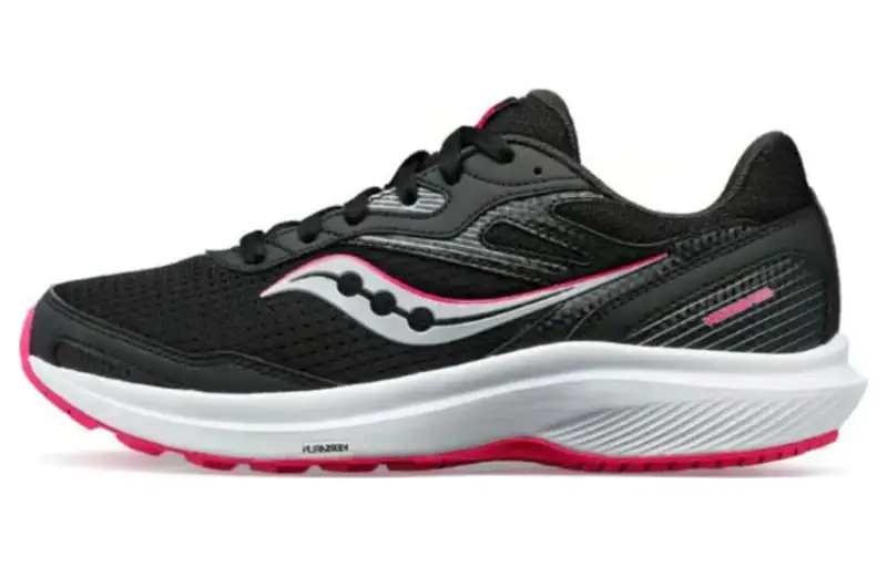 saucony Women's Cohesion 16 Wide 'Black Fuchsia'