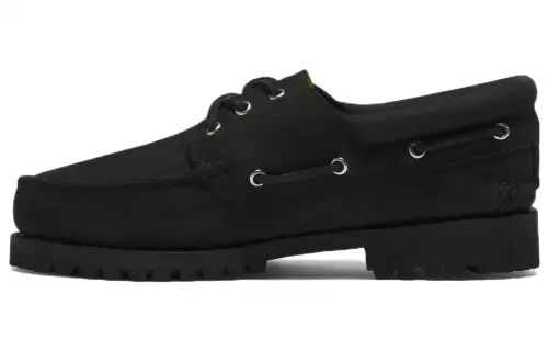 Timberland 3 Eye Boat Comfortable Men's Casual Shoes Men's Black
