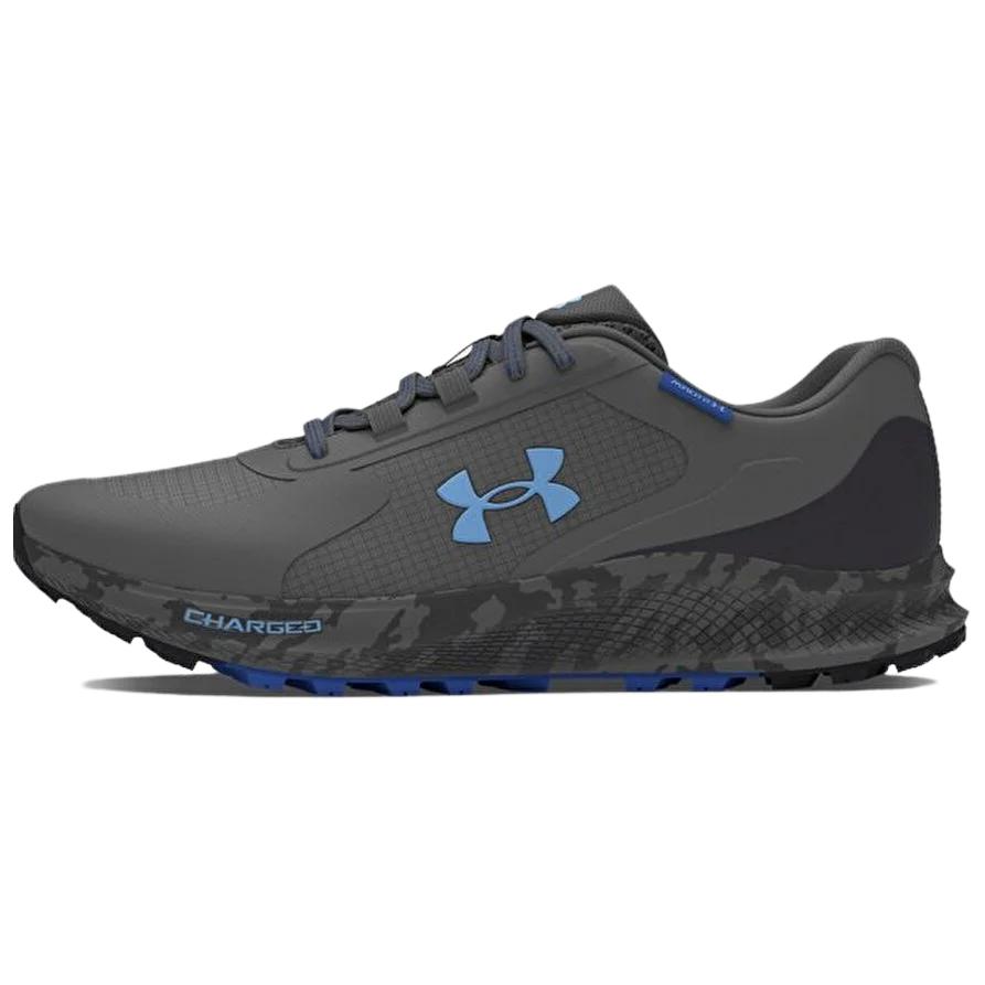 Under Armour Charged Bandit Trail 3 Abrasion Resistant Low top Running Shoes Men’s Gray Blue