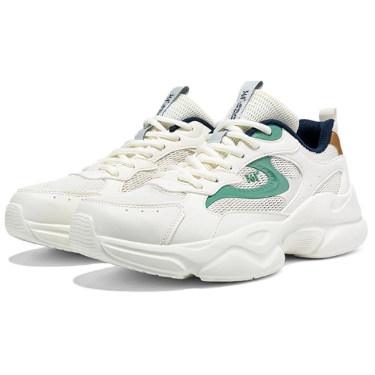 361° Low top Casual Running Shoes Men’s White Green Brown