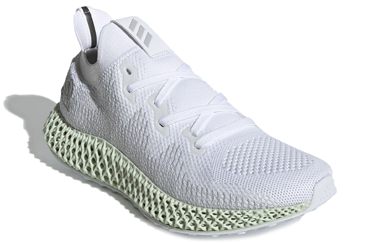 Кроссовки adidas Alphaedge 4D (бело-зеленые) — Белыйзелёный — фото 3