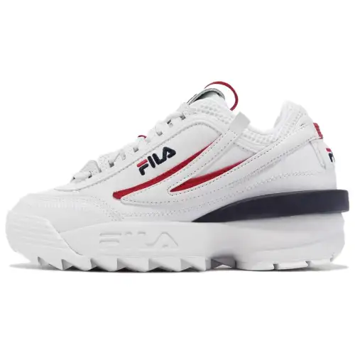 FILA Disruptor 2 Low top Chunky Sneakers Women's White Red