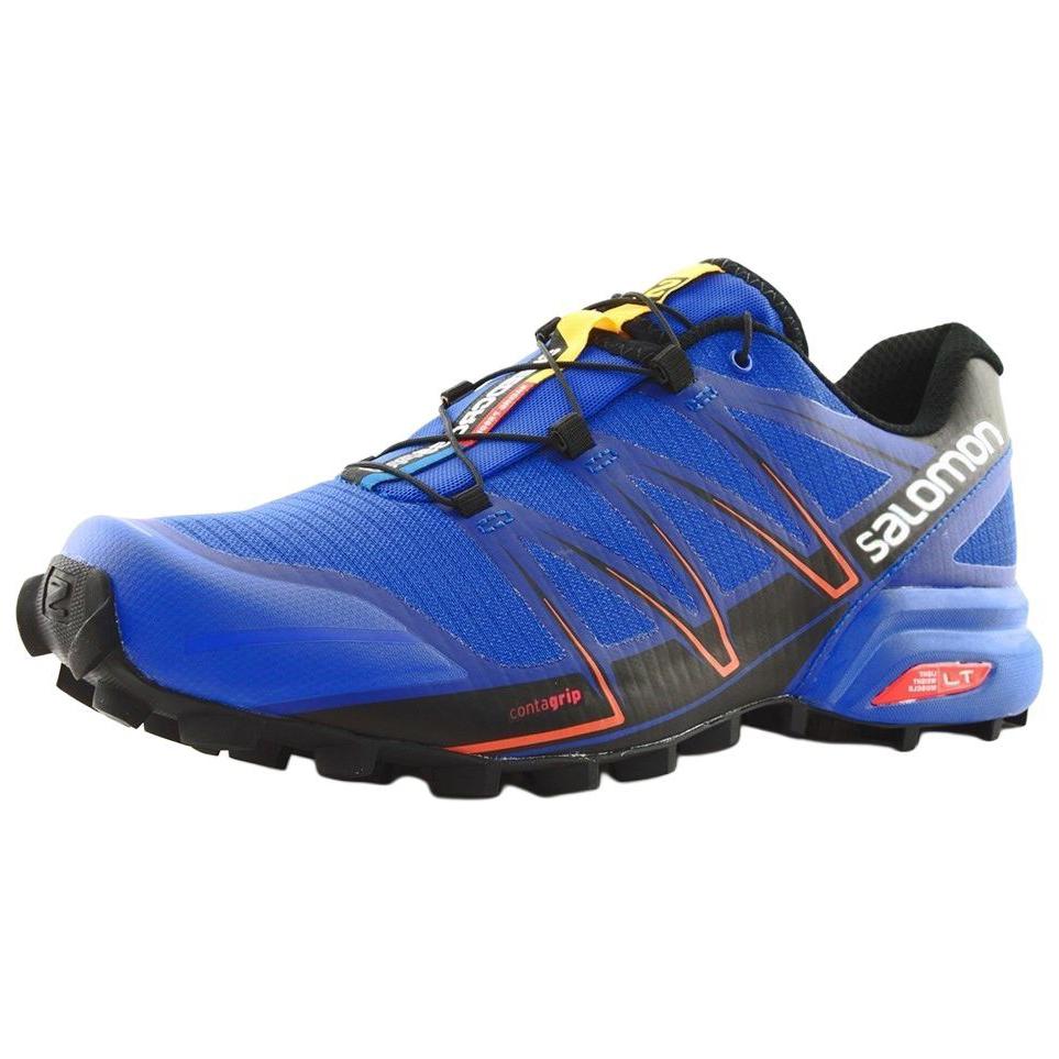 SALOMON SPEEDCROSS PRO Slip Resistant Abrasion Resistant Low top Running Shoes Men’s Blue