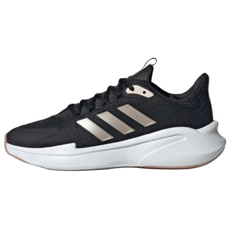 Adidas Alphaedge+ Slip Resistant Abrasion Resistant Low top Casual Running Shoes Women’s Black Gold