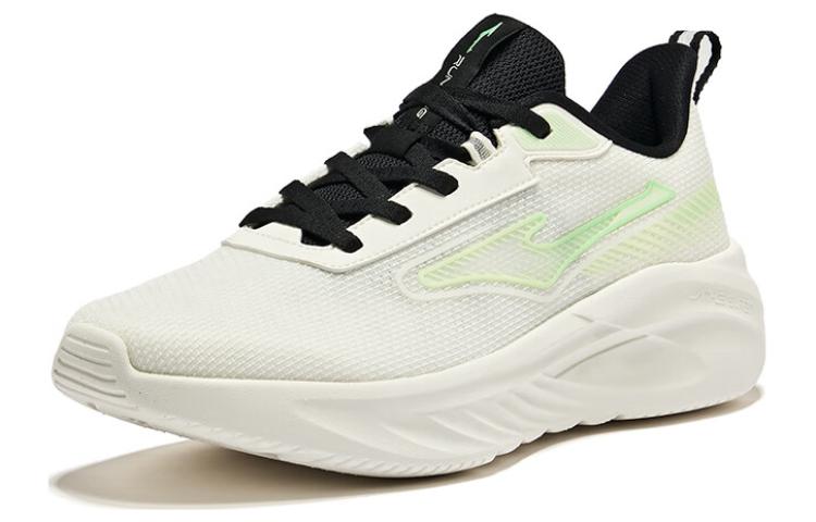Erke Comfortable Cushioning Low top Running Shoes Men’s White Green Black