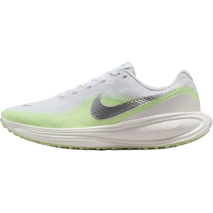 Nike REVOLUTION 8 Breathable Low top Casual Long Distance Running Sprint Running Shoes Women's White Green