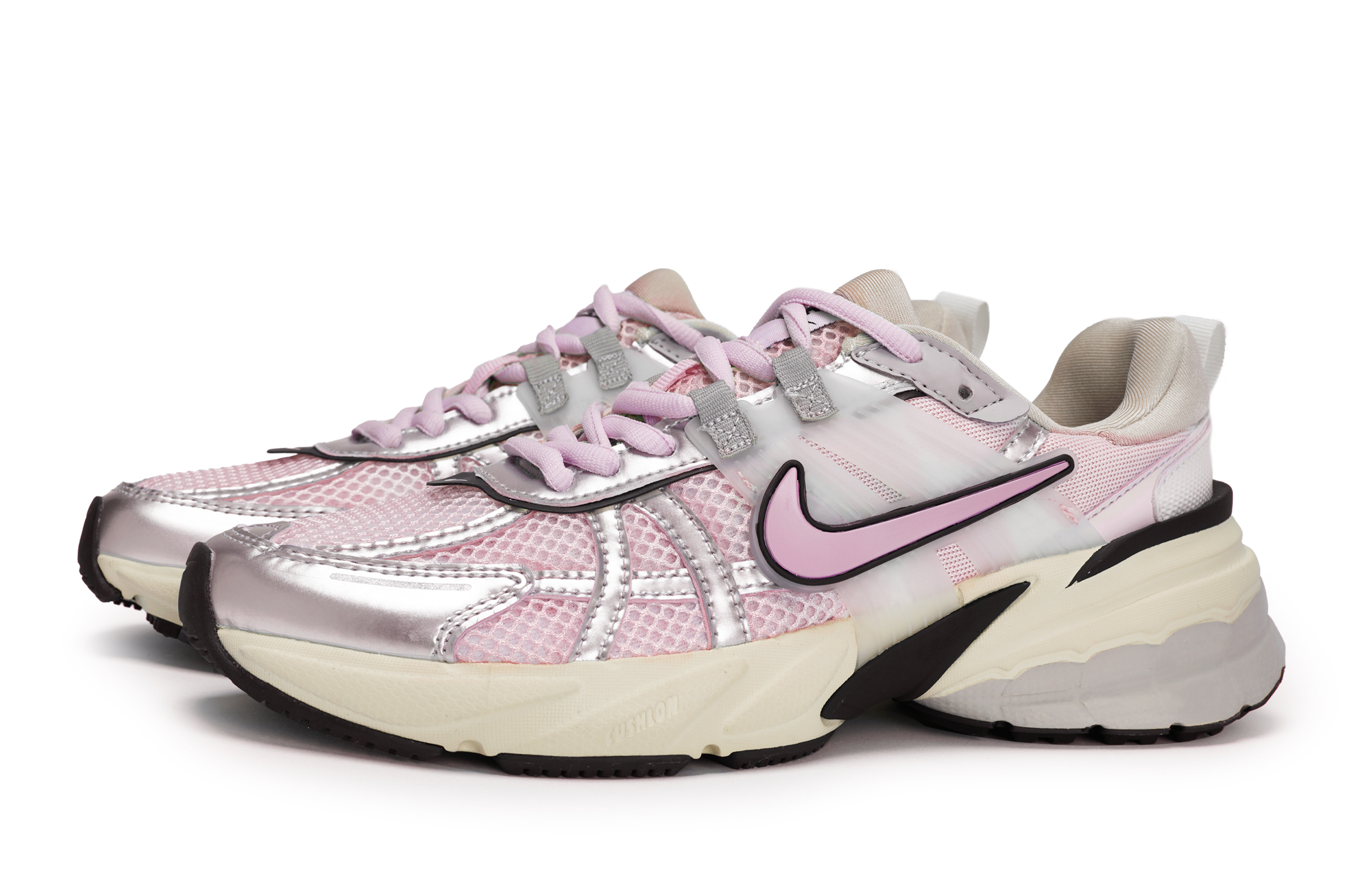Nike V2K Run Cushioning Slip Resistant Abrasion Resistant Cushioning Slip Resistant Abrasion Resistant Low top