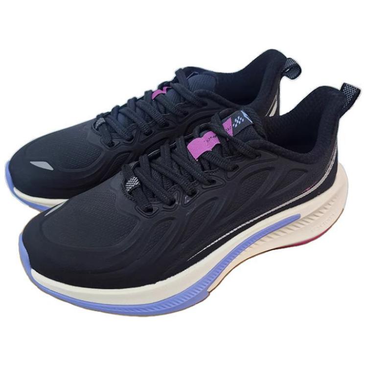 Erke Cushioning, Wear Resistant Low top Casual Running Shoes Women’s Black