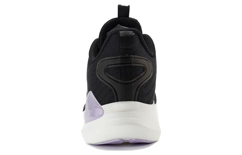 PEAK Cushioning Slip Resistant Abrasion Resistant Low top Running Shoes Women’s Black Purple