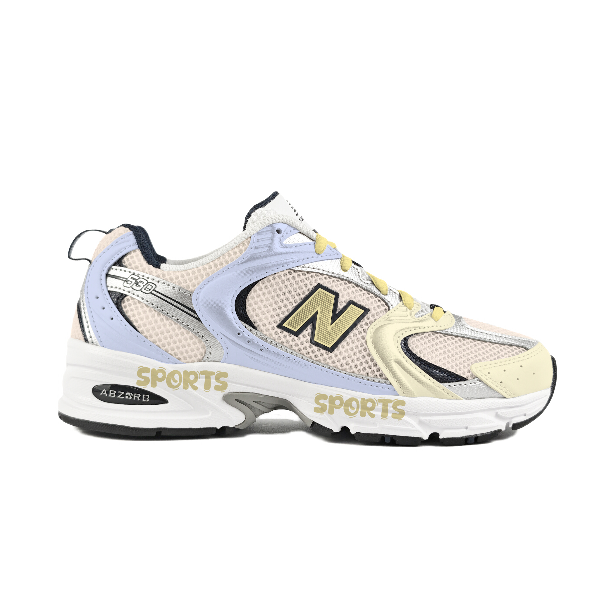 New Balance NB 530 Abrasion Resistant Low top Running Shoes Unisex Yellow Blue