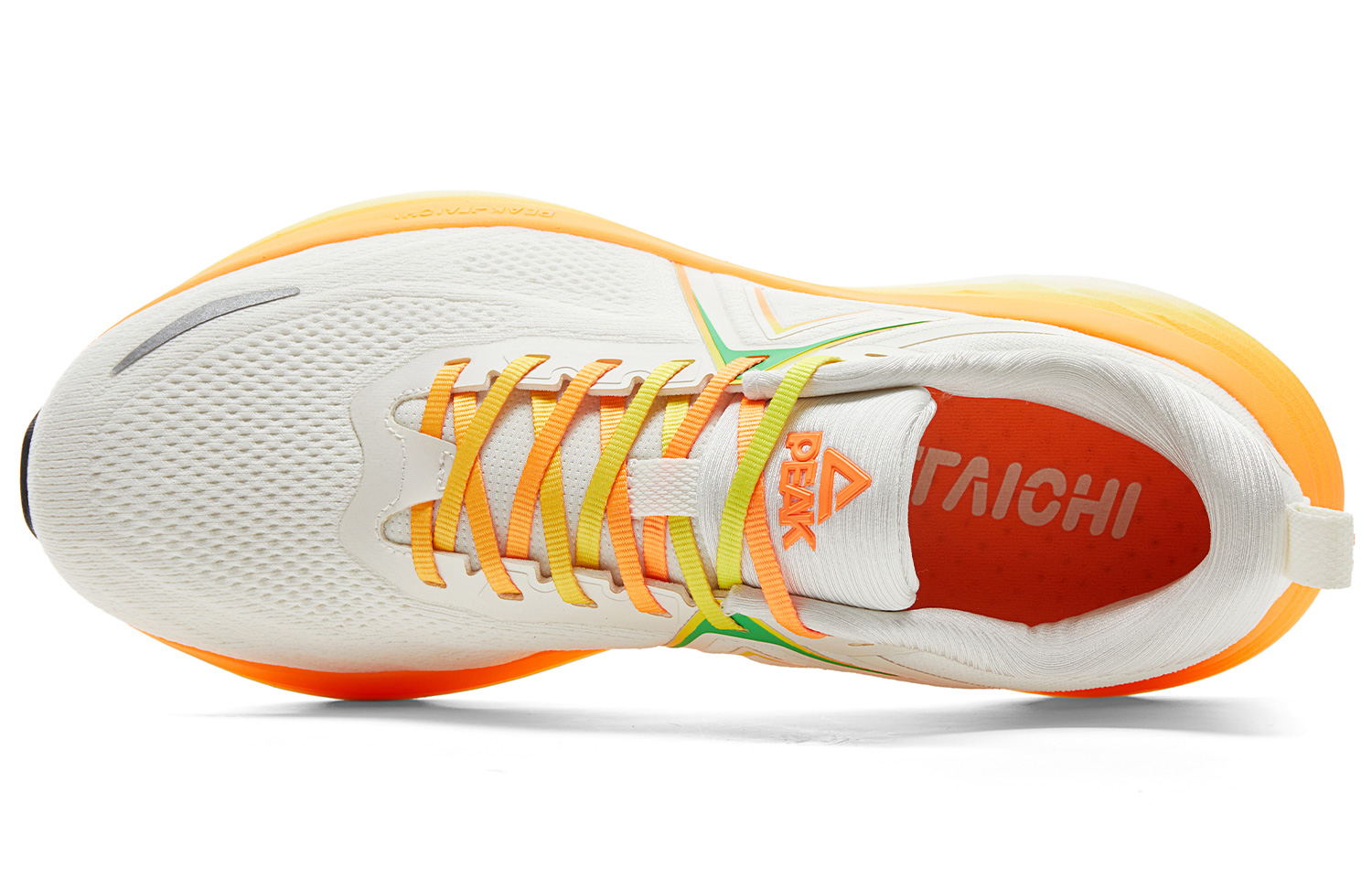 PEAK Running Shoes Men’s Low Top Ivory/Orange