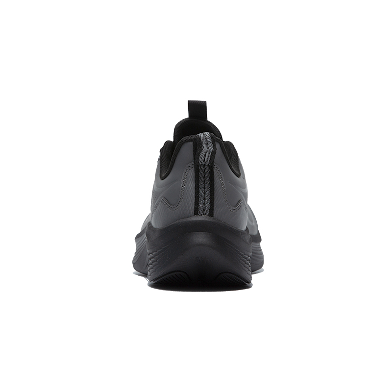 QIAODAN Cushioning Slip Resistant Abrasion Resistant Low top Casual Running Shoes Men’s Gray