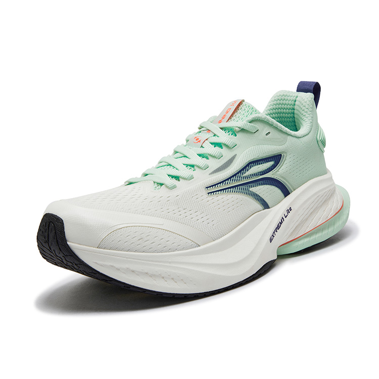 361° Cushioning Slip Resistant Breathable Low top Casual Running Shoes Men’s Eggshell Green