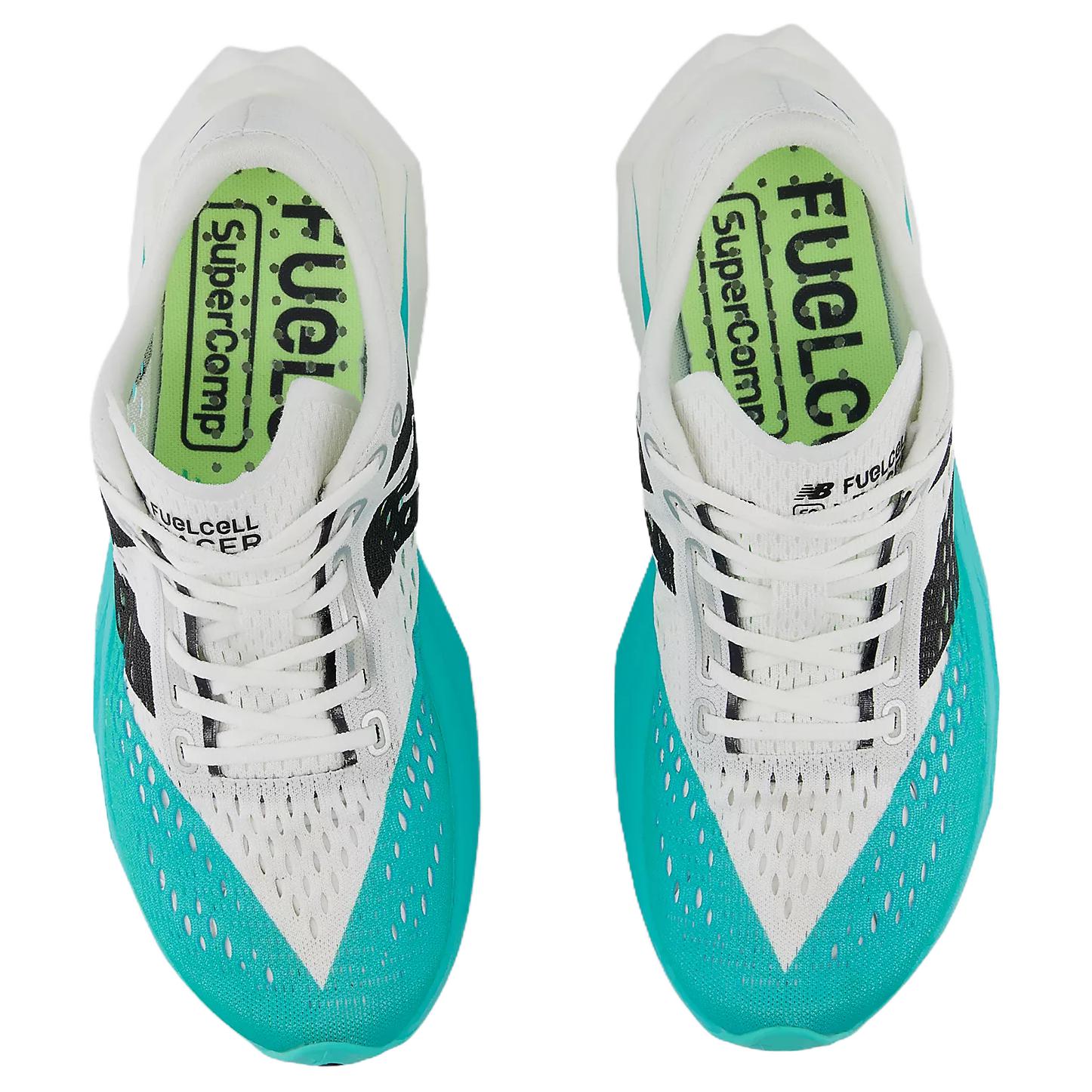New Balance FuelCell SuperComp Pacer V2 White Cyber Jade Black Women’s