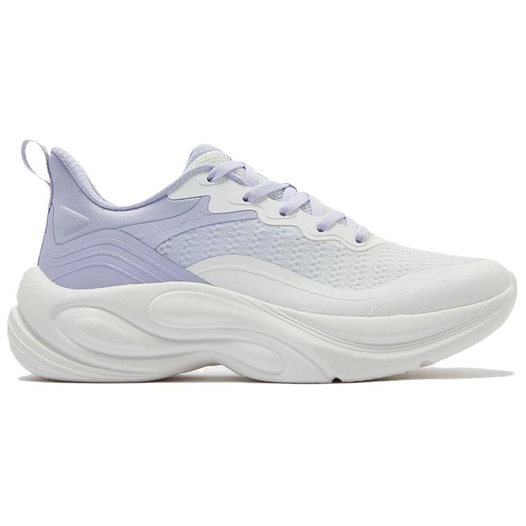 361° Spiritual Fox 2.0 Abrasion Resistant Breathable Low top Casual Running Shoes Women’s White Purple