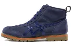 Onitsuka Tiger Rinkan Boot Lightweight Abrasion Resistant High top Running Shoes Unisex Navy Blue