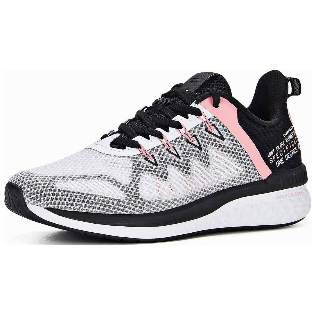 361° Slip Resistant Abrasion Resistant Low top Casual Running Shoes Women’s White Black