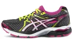 Asics Gel Flux 3 Versatile Textile, Synthetic Leather Low top Running Shoes Women's Black Yellow