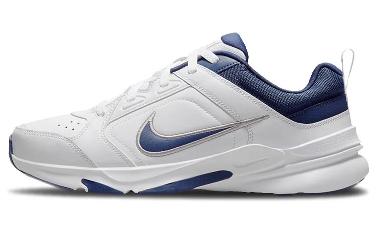 Nike Defy All Day Abrasion Resistant Breathable Low top Chunky Sneakers Unisex White Blue Silver Hook