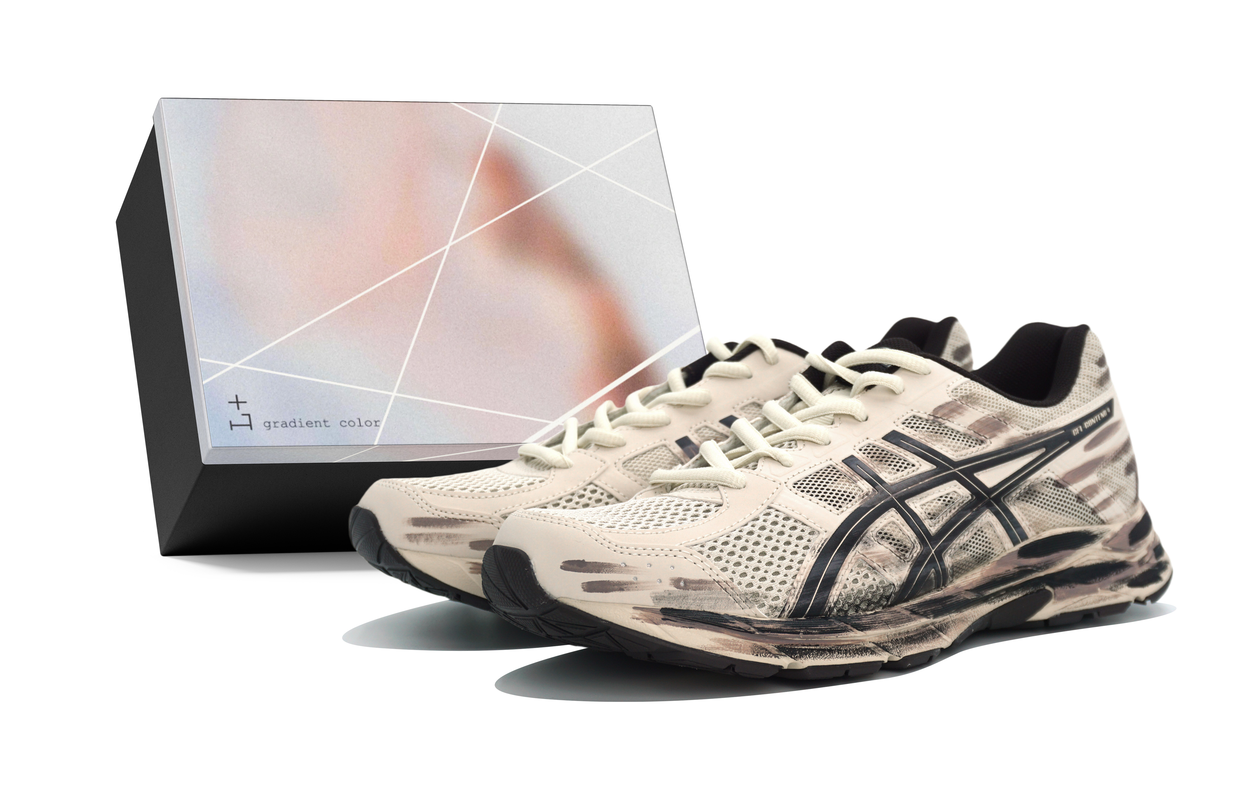 Asics Gel Contend 4 Slip Resistant, Abrasion Resistant, Lightweight Low top Running Shoes Men's Beige Gray