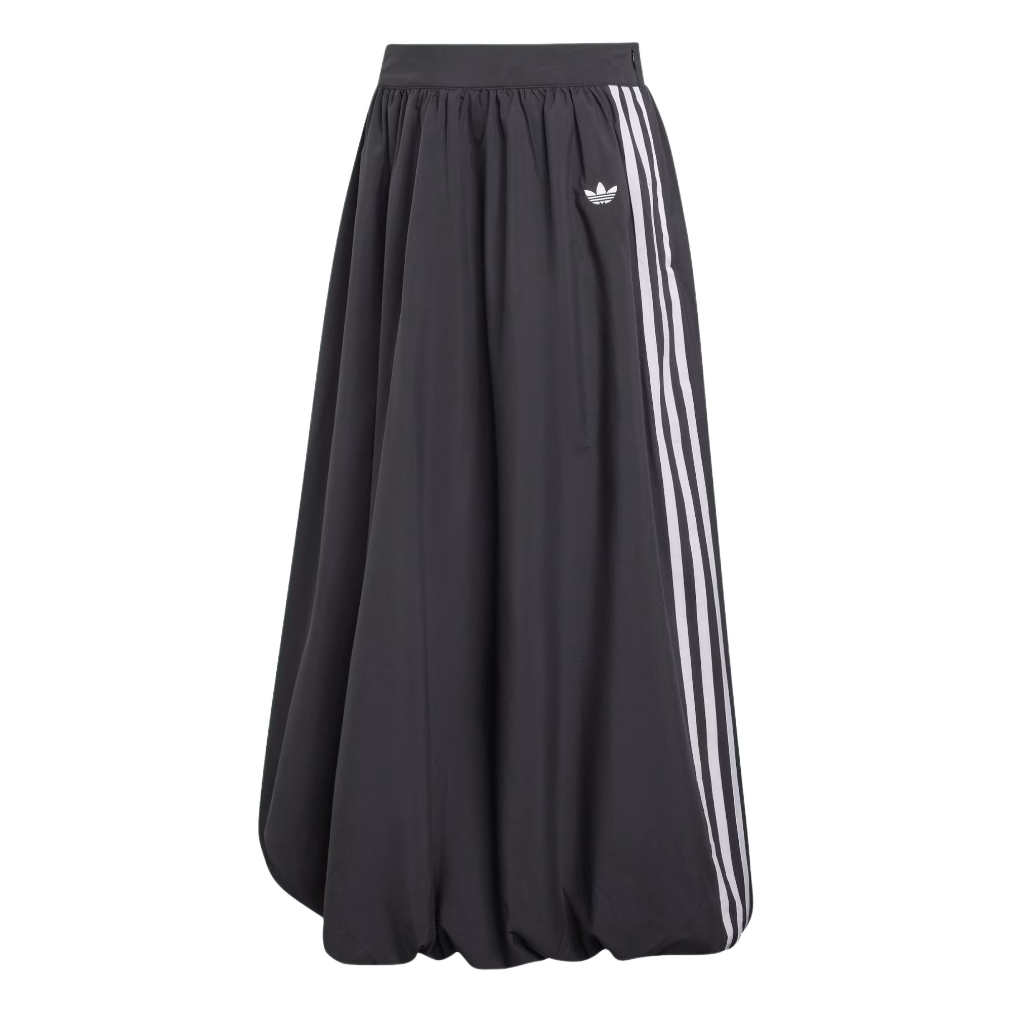 Adidas originals FW25 Balloon comfortable and skin-friendly striped loose casual long skirt for women
