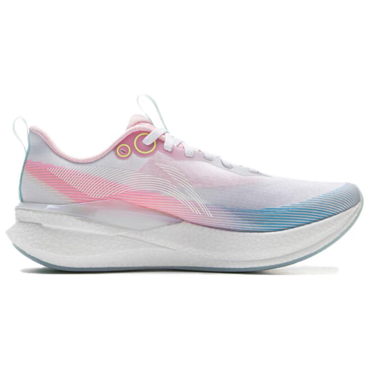 Li Ning x LOL Red Hare 8PRO Cushioning Lightweight Low top Training Racing Running Shoes Women’s White Blue Pink