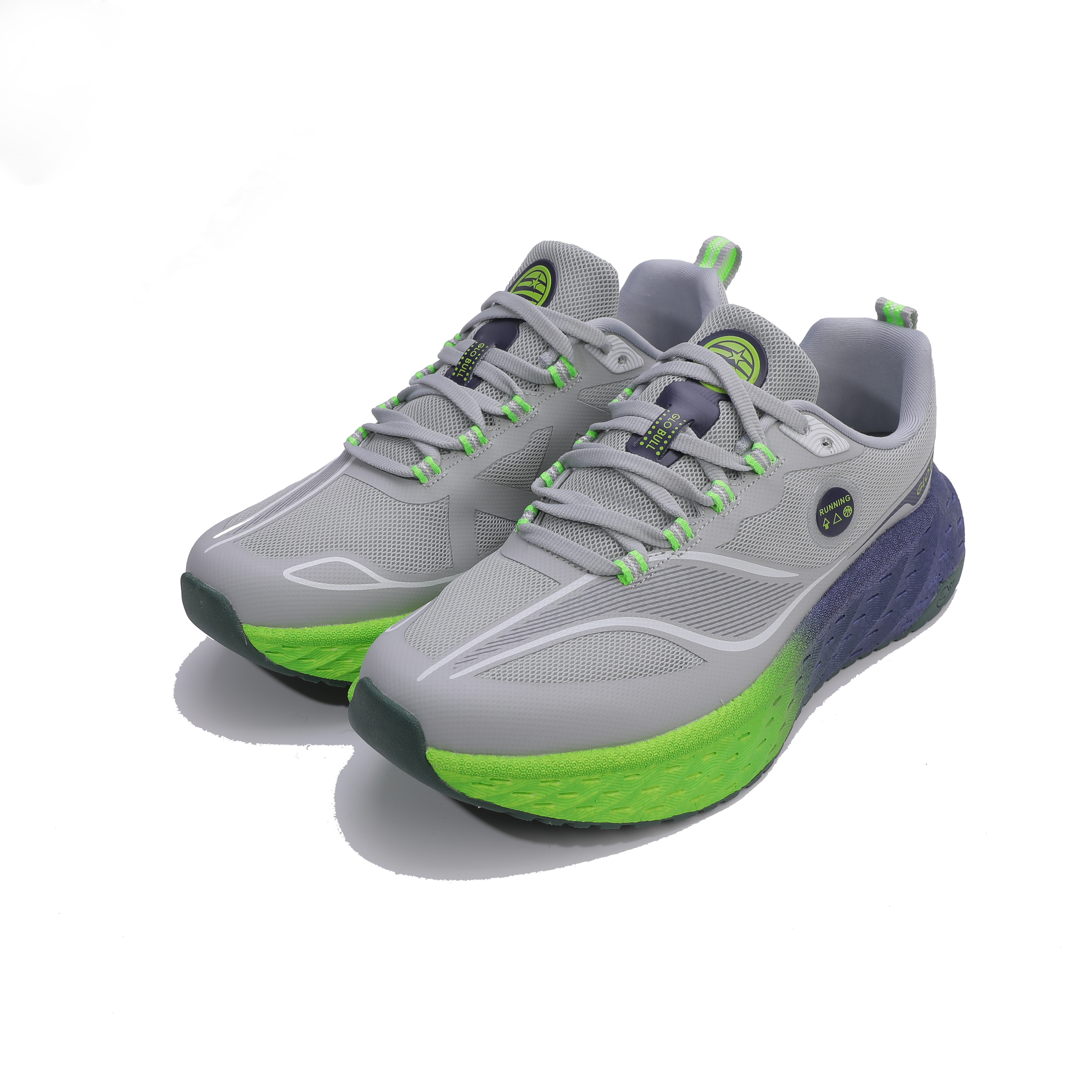 GLO BULL Cushioning Slip Resistant Abrasion Resistant Breathable Lightweight Rebound
