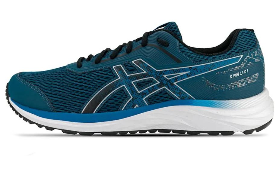 Asics Kabuki Mesh Low top Running Shoes Men's Dark Green