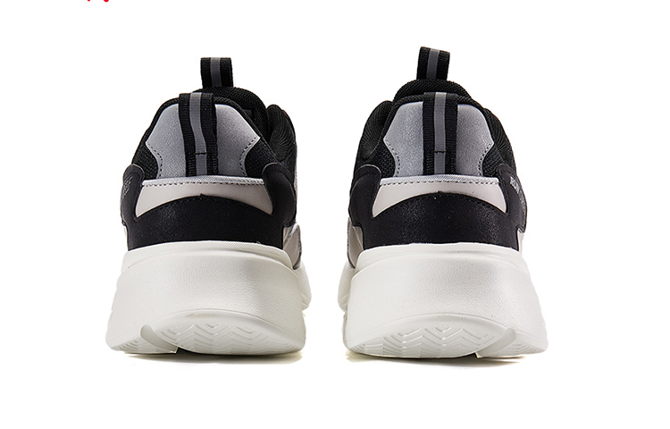 QIAODAN Cushioning, Wear Resistant Low top Running Shoes Men’s Pumice Black