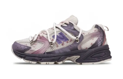 New Balance NB 530 Abrasion Resistant Breathable Low top Casual City Commuting Running Shoes Unisex Light Purple