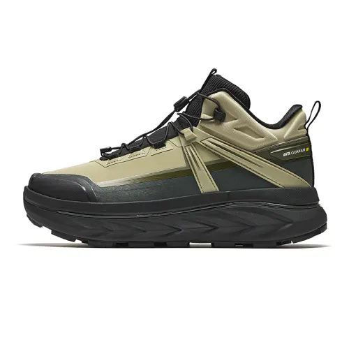 Anta Mountain Opening V2 Mid top Outdoor Shoes Men's Green Black