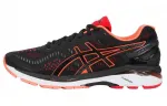 ASICS Gel Kayano 23 Running Shoes Men's Low Top Black/Red