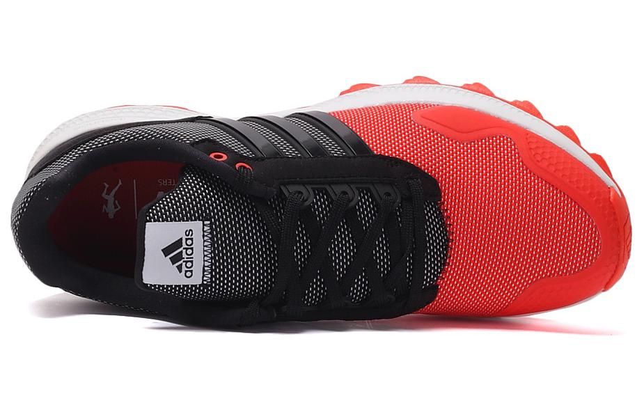 Adidas Cushioning, Wear Resistant Low top Running Shoes Men’s Black White Red