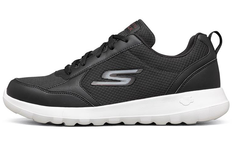Skechers Skechers GO WALK Max simple aesthetic mesh wear-resistant low-top running shoes men's black