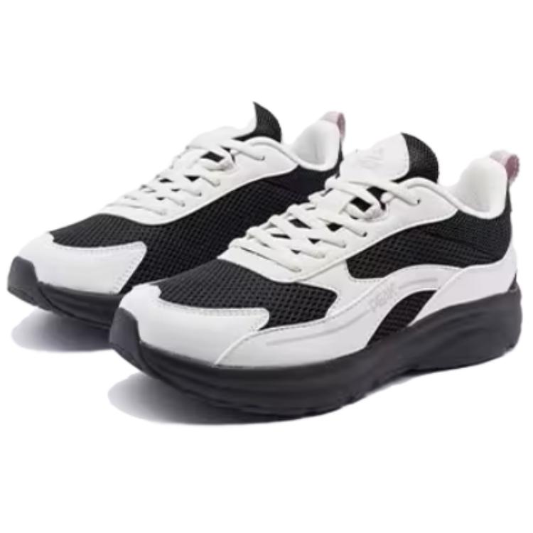 PEAK Slip Resistant Abrasion Resistant Low top Casual Running Shoes Women’s White Black
