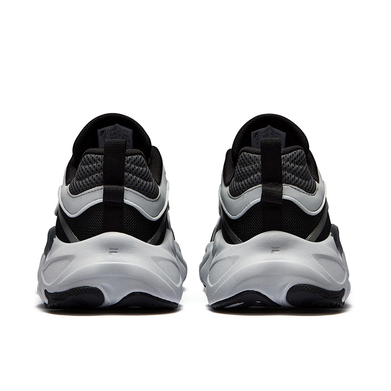 FILA FUSION Textile, Synthetic Leather Low top Running Shoes Men’s Black Gray