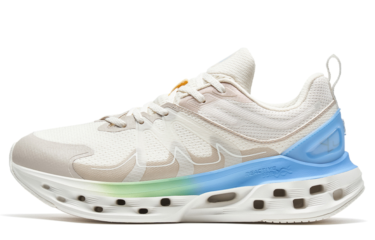 XTEP Cushioning Spin 10.0 Slip Resistant Abrasion Resistant Low top Running Shoes Men’s White Gray