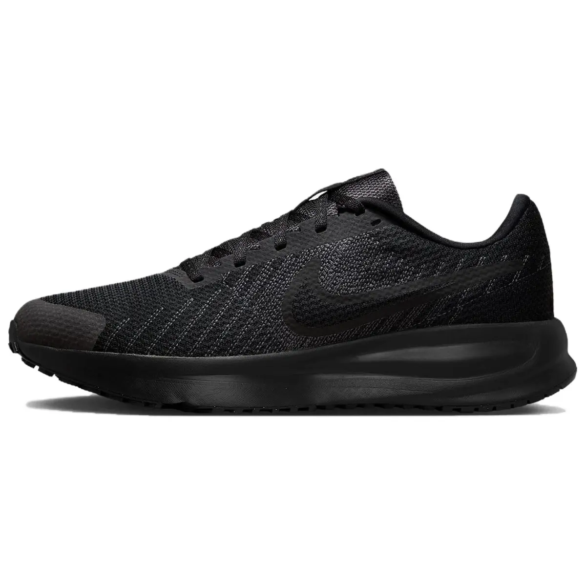 Nike RUN DEFY Comfortable Breathable Low top Casual Running Shoes Men's Black