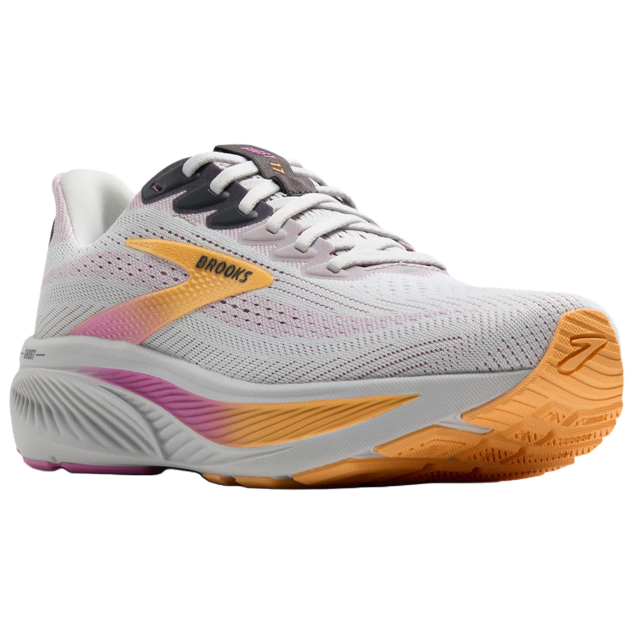 Brooks Slip Resistant Abrasion Resistant Low top Casual Running Shoes Women’s Gray Pink