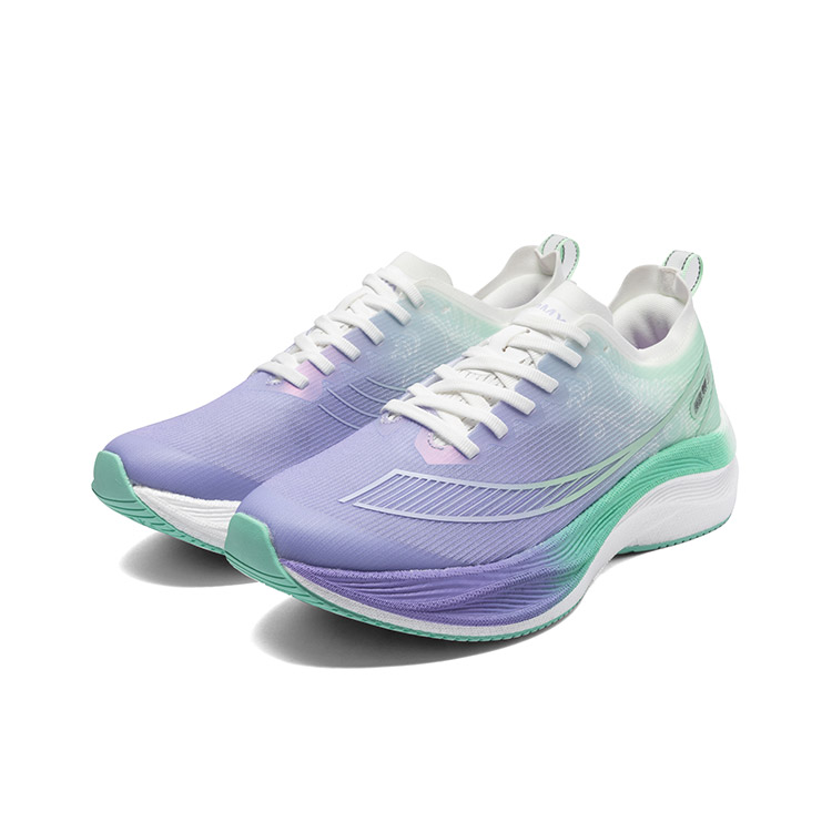 LPMX Running Shoes Men’s Low Top Purple/Aqua Green